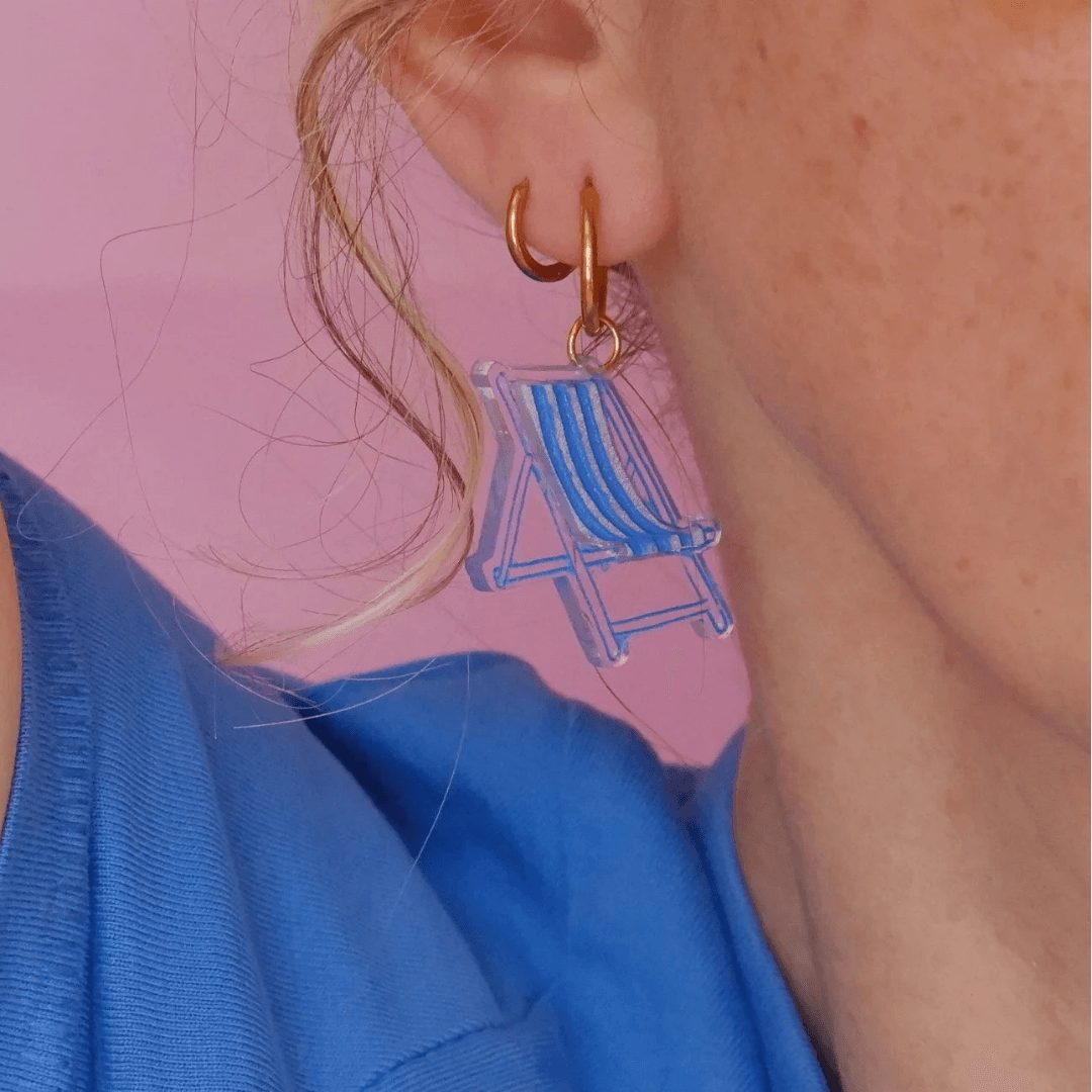 Pendientes azules Gandula - Mitumi