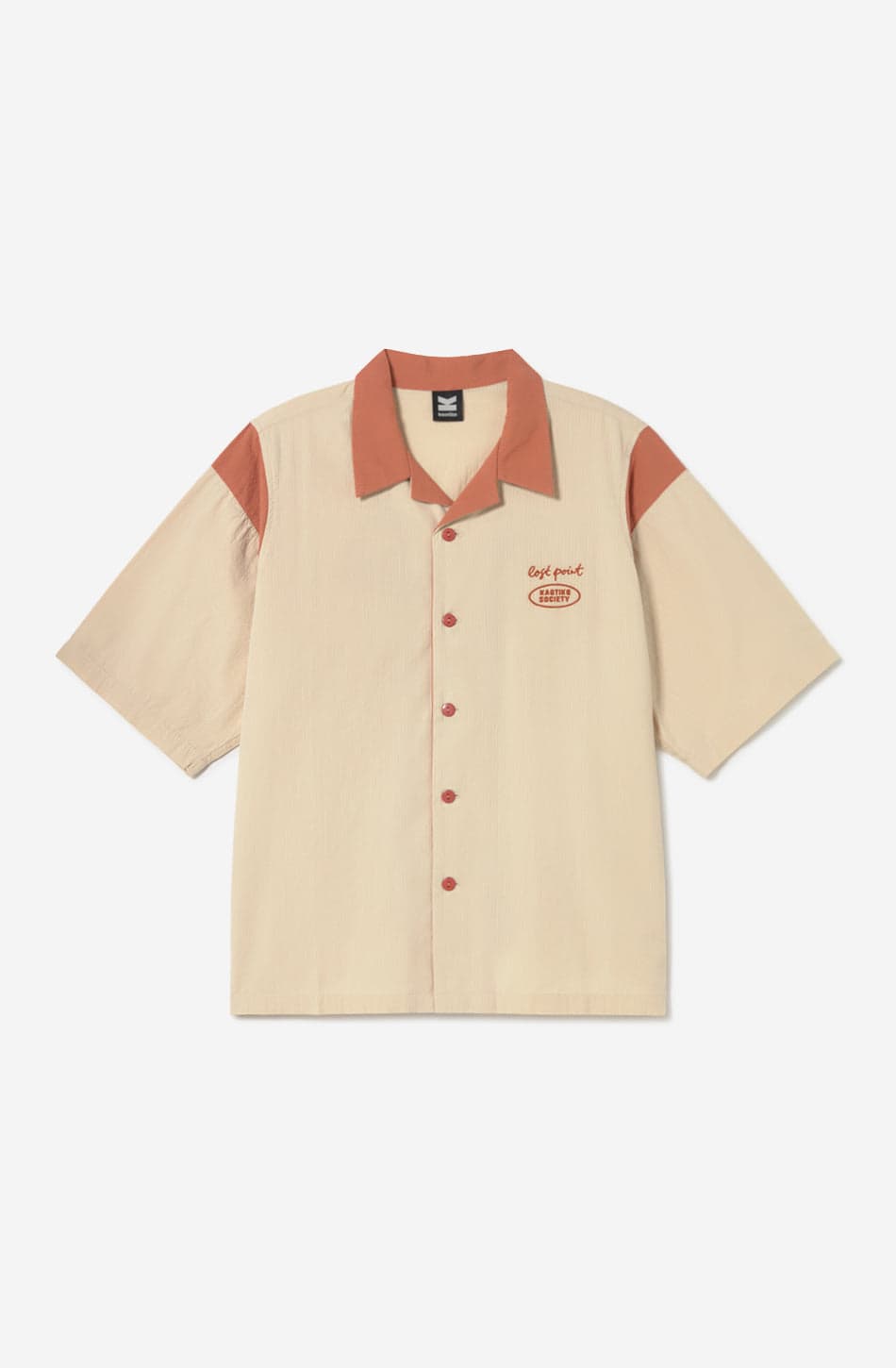 Camisa Lost Print Cream/Makeup