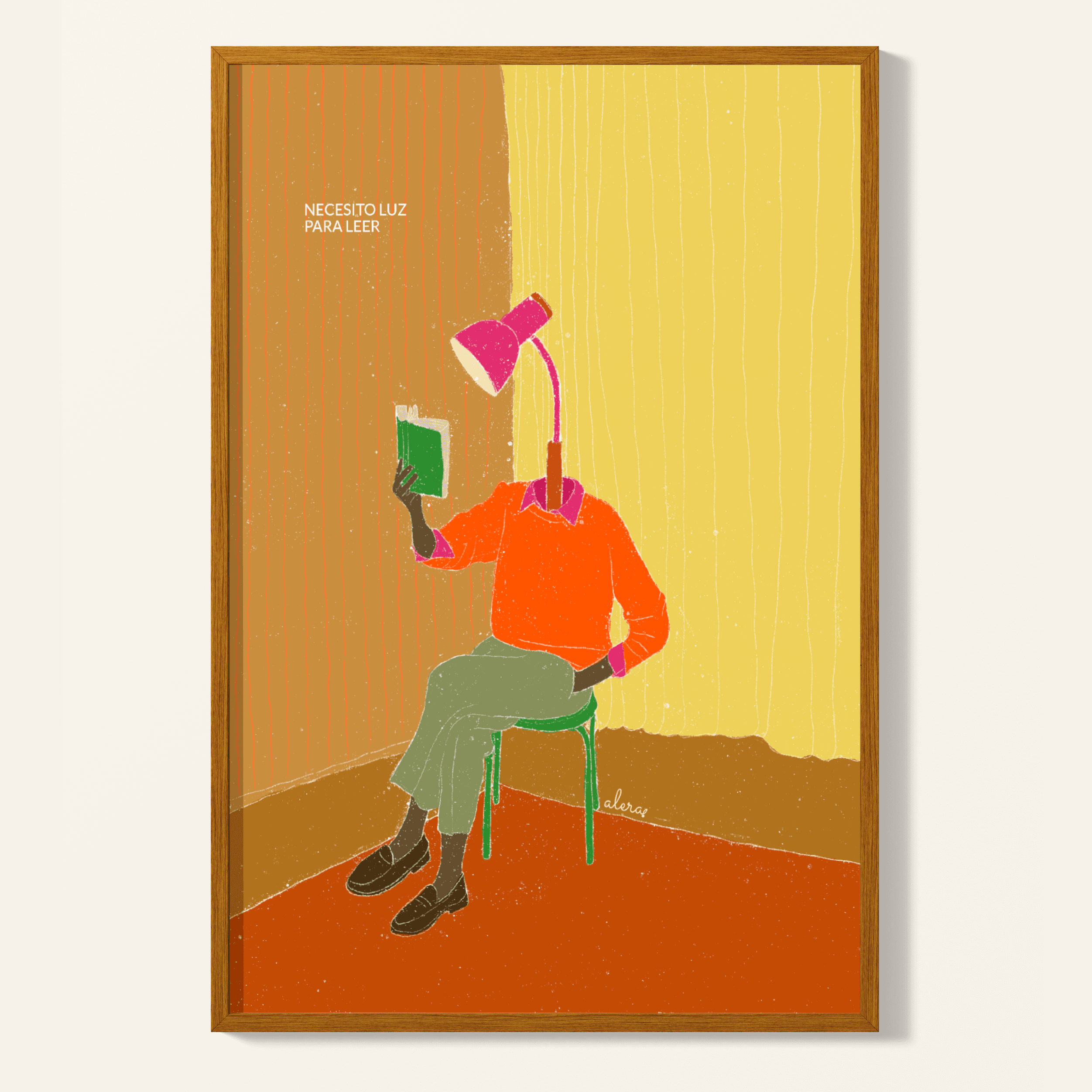 Print Necesito luz para leer - Alera Vida