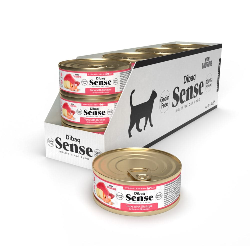 Dibaq Sense Cat Atún Y Gambas Con Patatas (12uds X 70g)