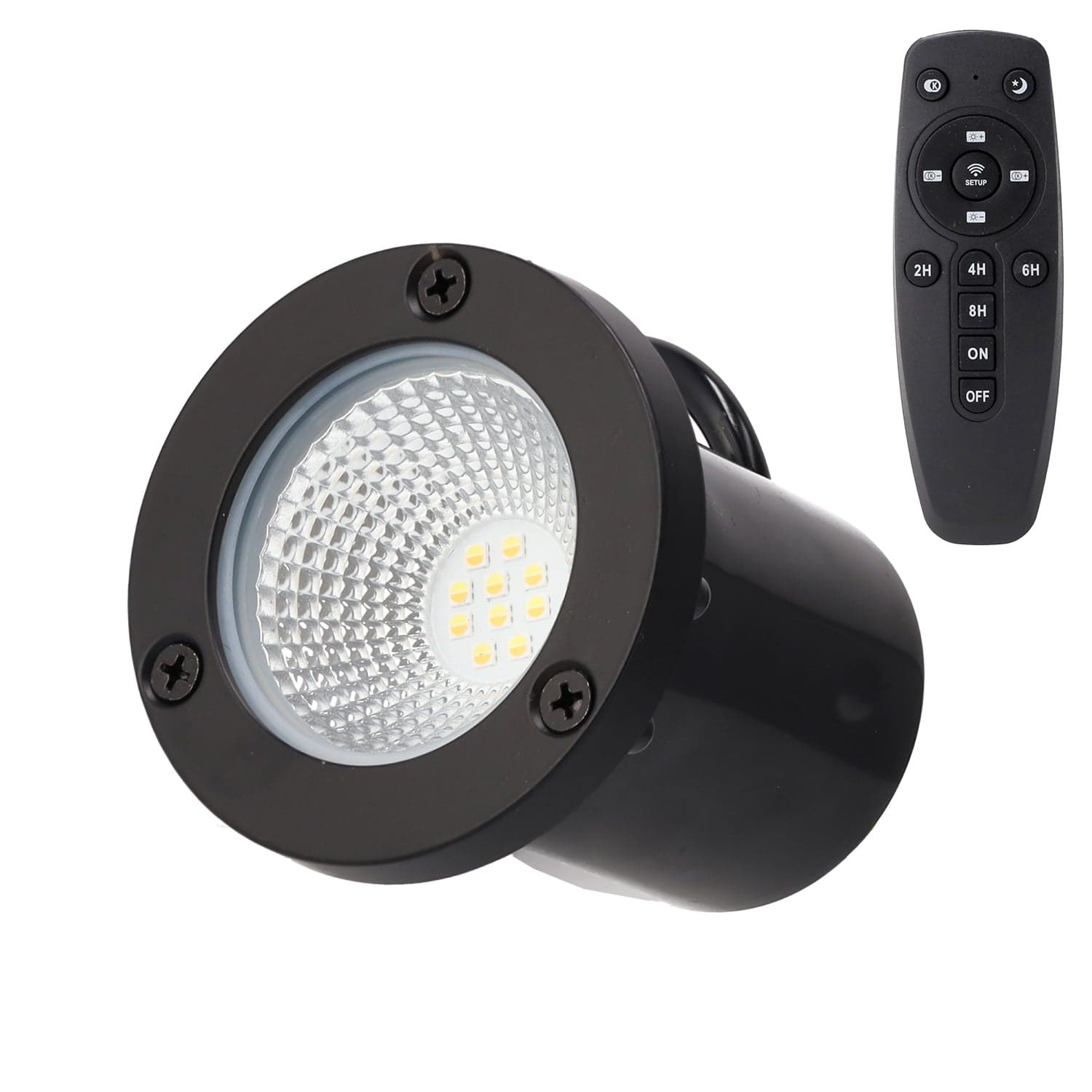 Foco LED de Jardín para Empotrar 5W IP65 CCT (Tonalidad Luz Regulable) Control Remoto