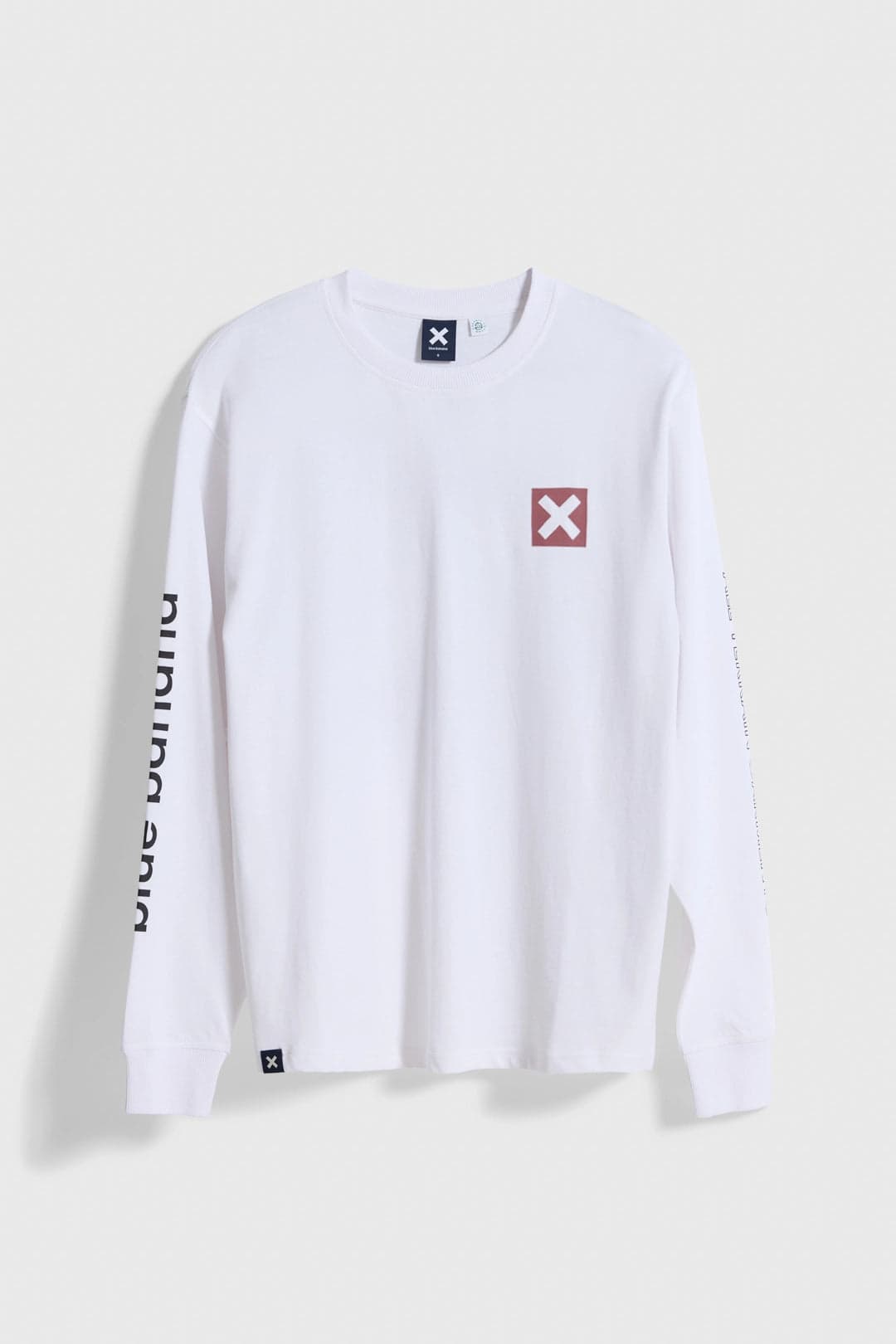 CAMISETA MANGA LARGA CORE BLANCA
