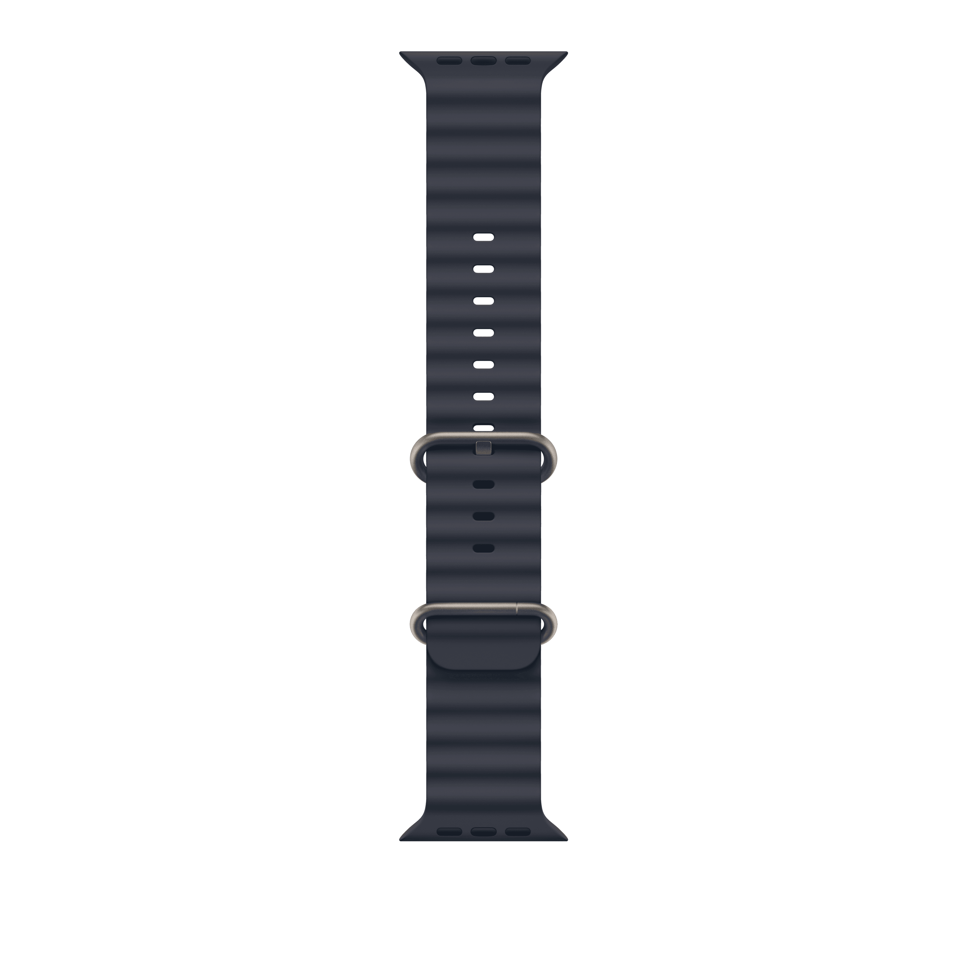 Apple Correa Ocean para Apple Watch 49mm Azul Marino acabado Titanio Natural