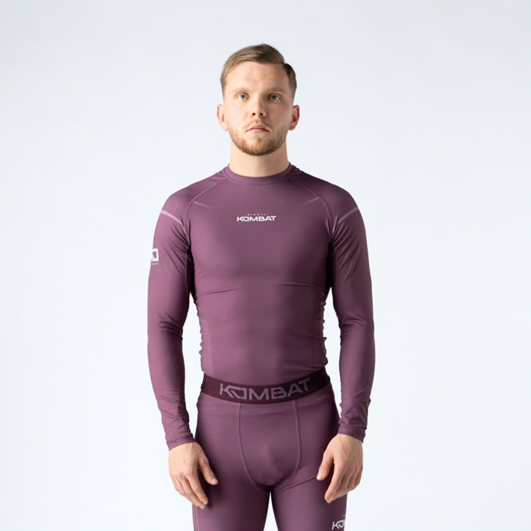 Camiseta rashguard manga larga KOMBAT para hombre