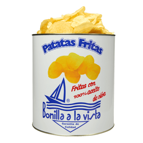 Lata de patatas fritas Bonilla a la Vista