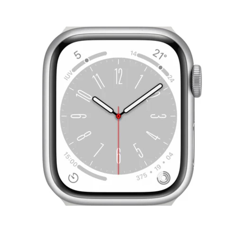 Apple Watch Series 8 | GPS | 41mm | Caja de Aluminio Plata (sin correa)