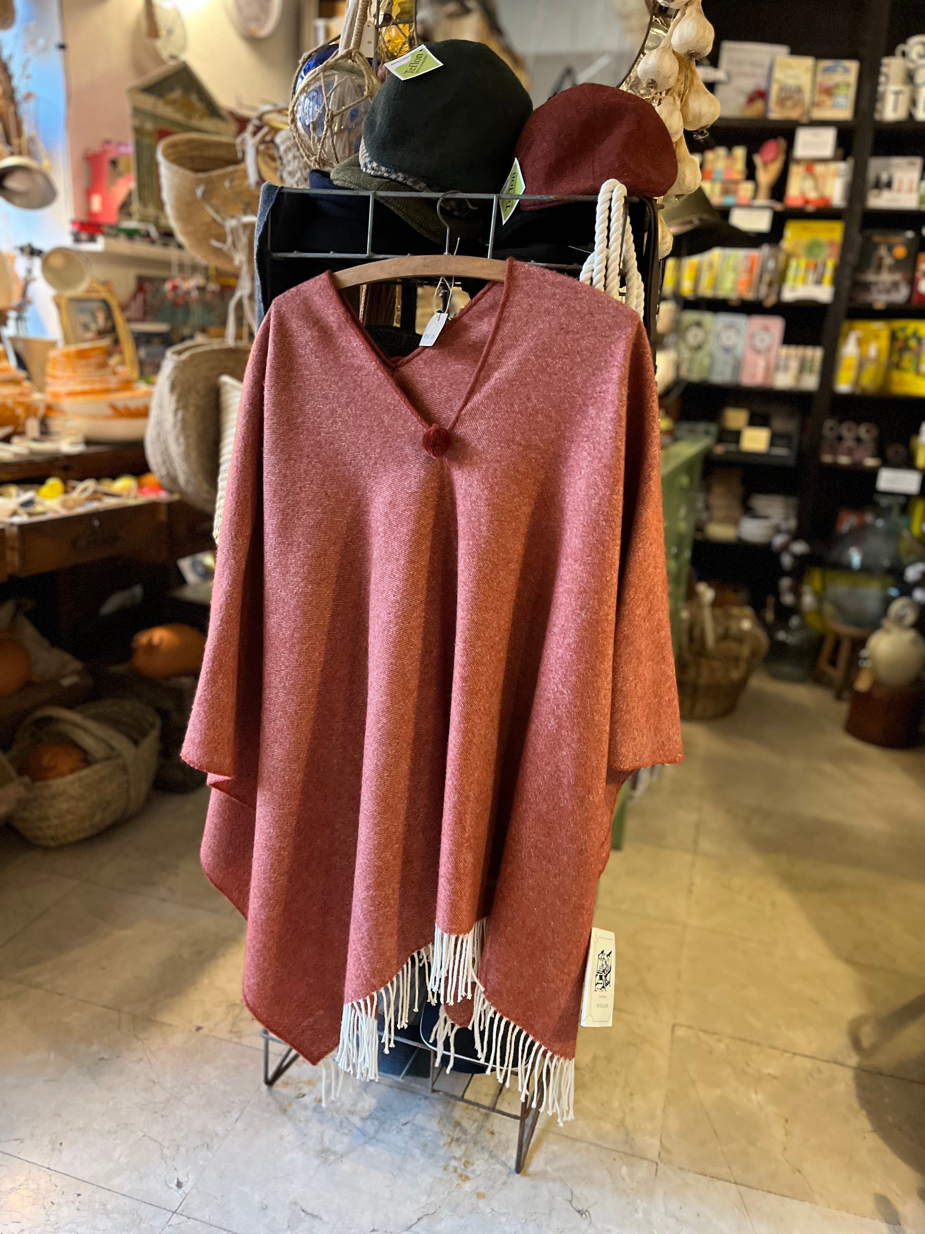 Poncho Lana Merina Caldera