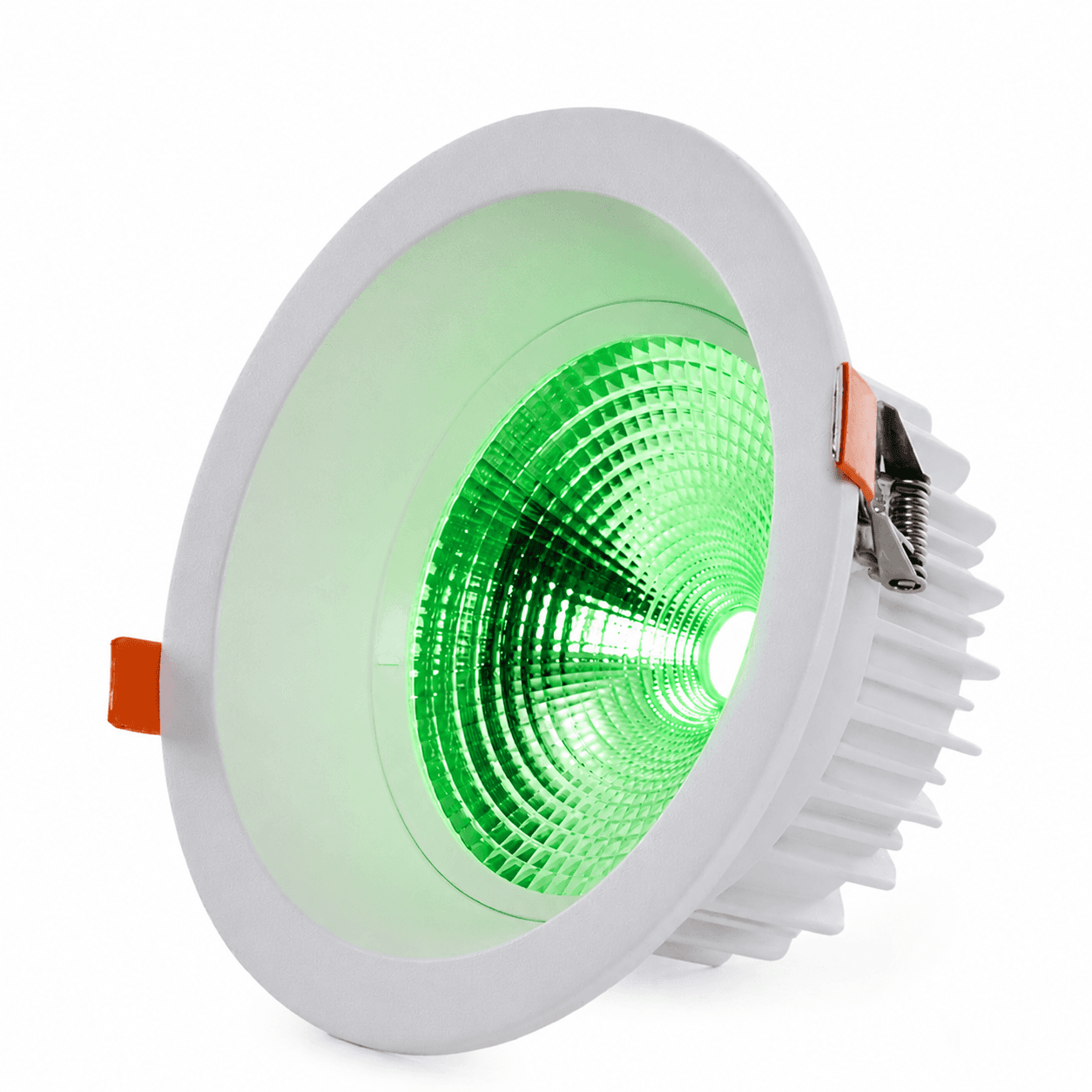 Foco Downlight Circular LED 18W 2520Lm Anti-Deslumbrante UGR19 40.000H Luz Verde