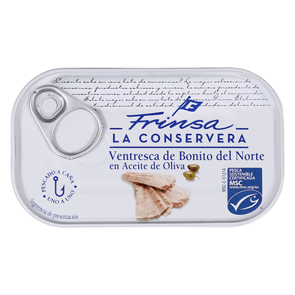 Ventresca de Bonito del Norte en aceite de oliva en conserva