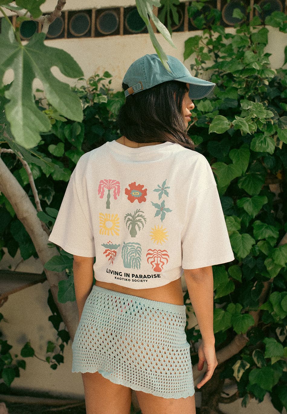 Camiseta Paradise Organic Cotton White