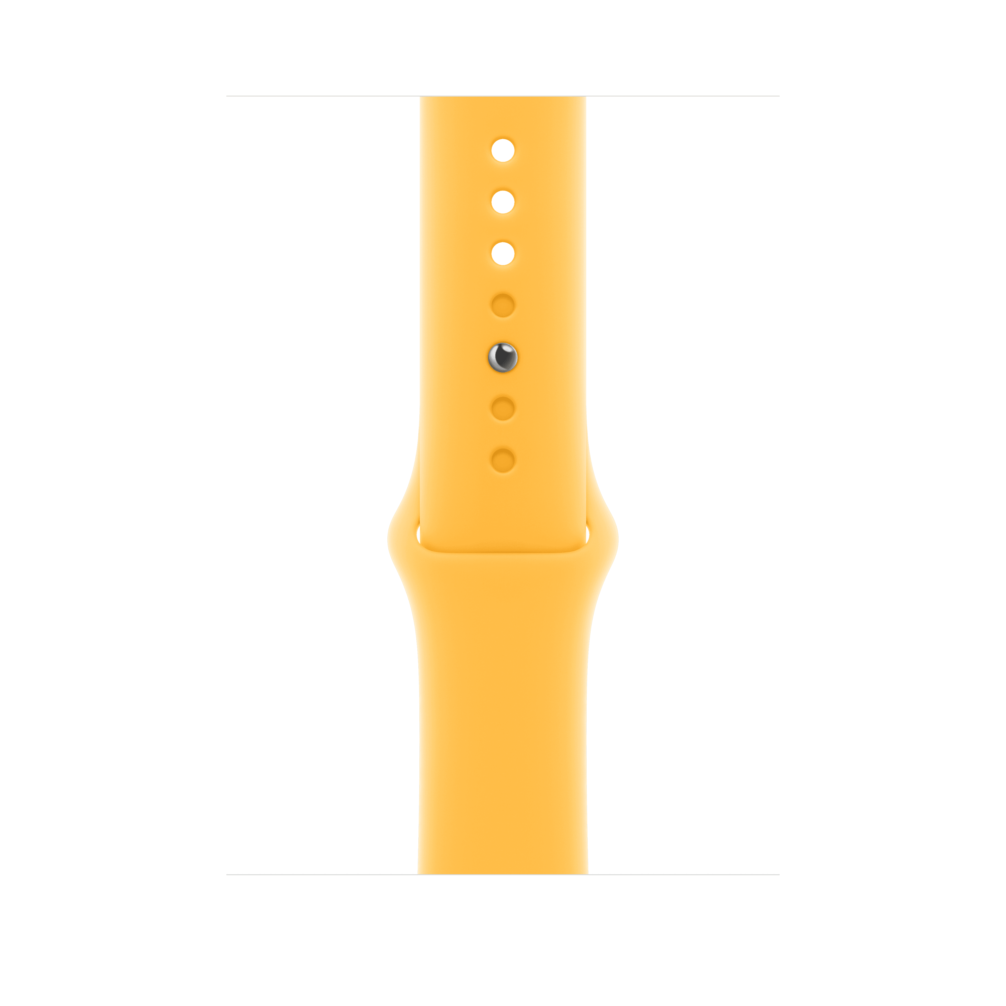 Apple Correa Deportiva para Apple Watch 45mm Amarillo Solar Talla M/L