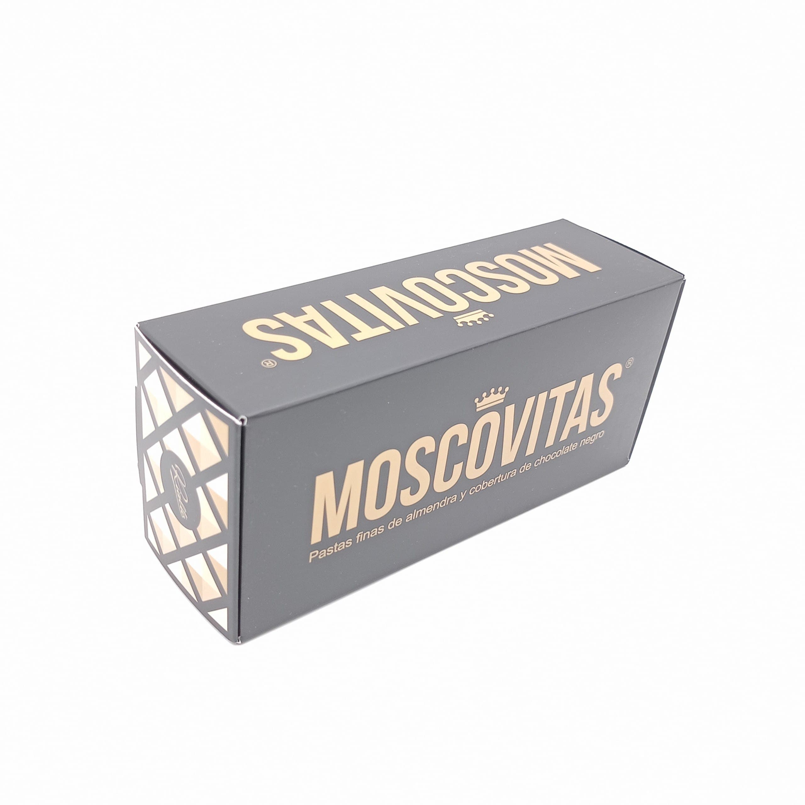 Estuche de Moscovitas de Rialto 160grs Chocolate negro