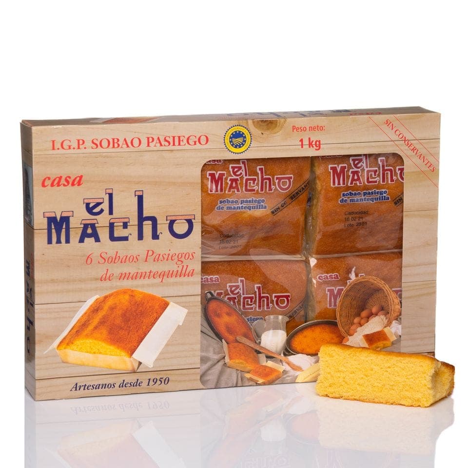 Paquete de 6 sobaos el Macho 1 kg