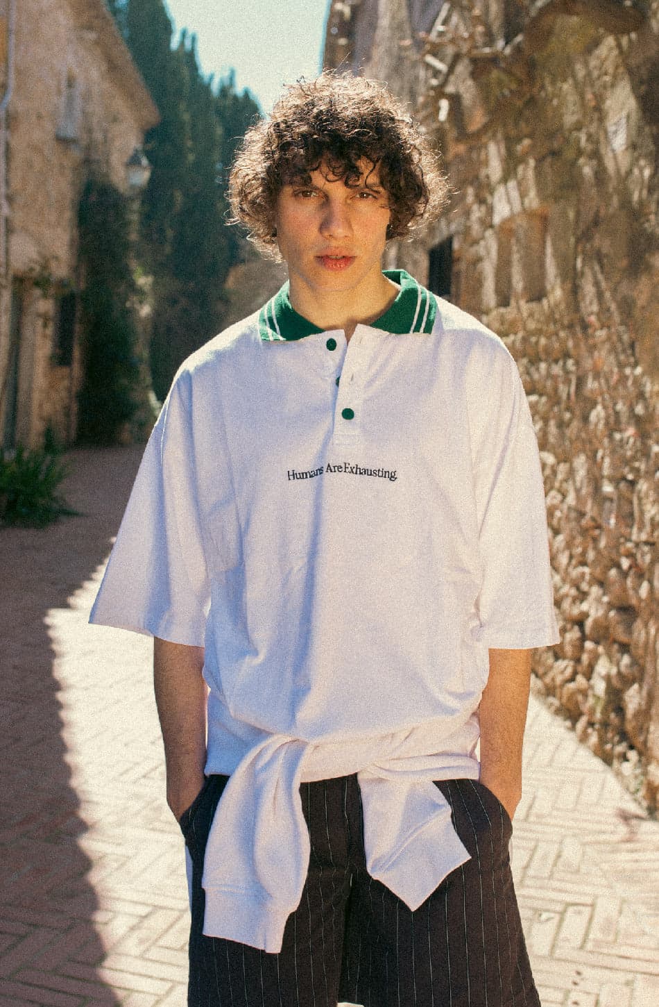 Polo Humans Are Exhausting Organic Cotton White