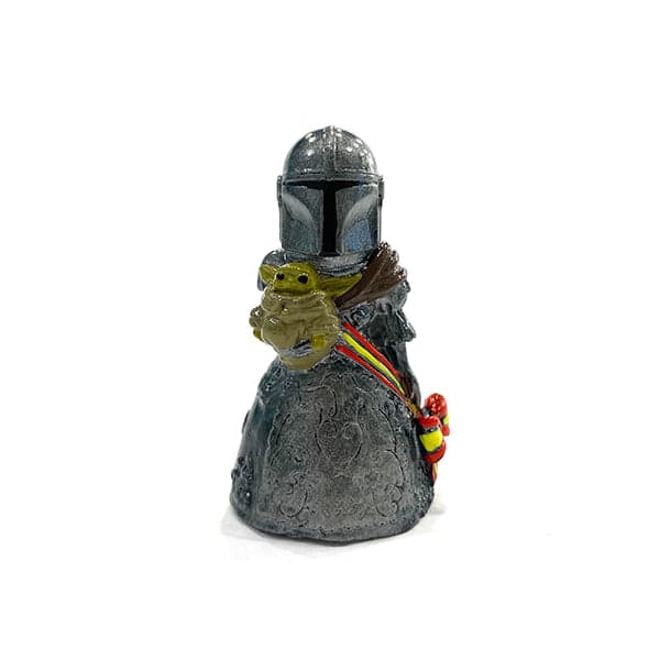 Fallera Mandalorian con Baby Yoda