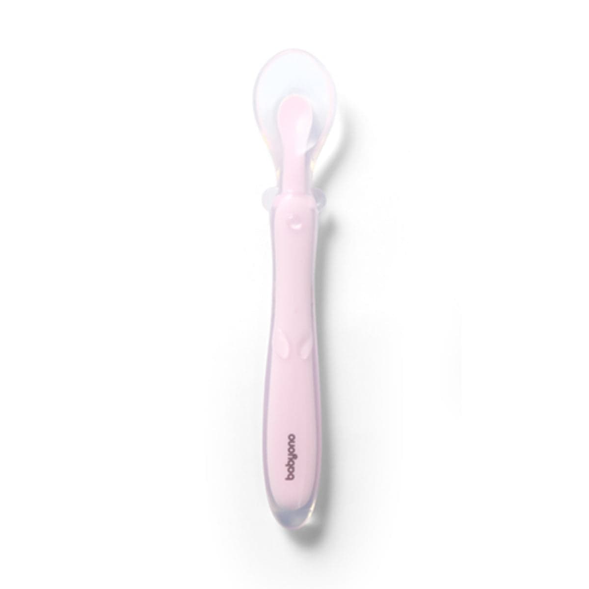 Cuchara De Silicona Flexible Para Bebés Rosa