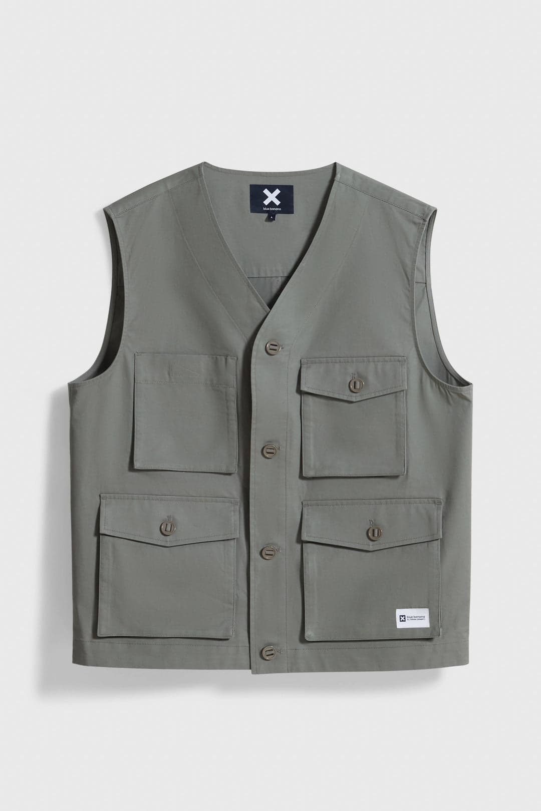 CHALECO CARGO OLIVE GREEN