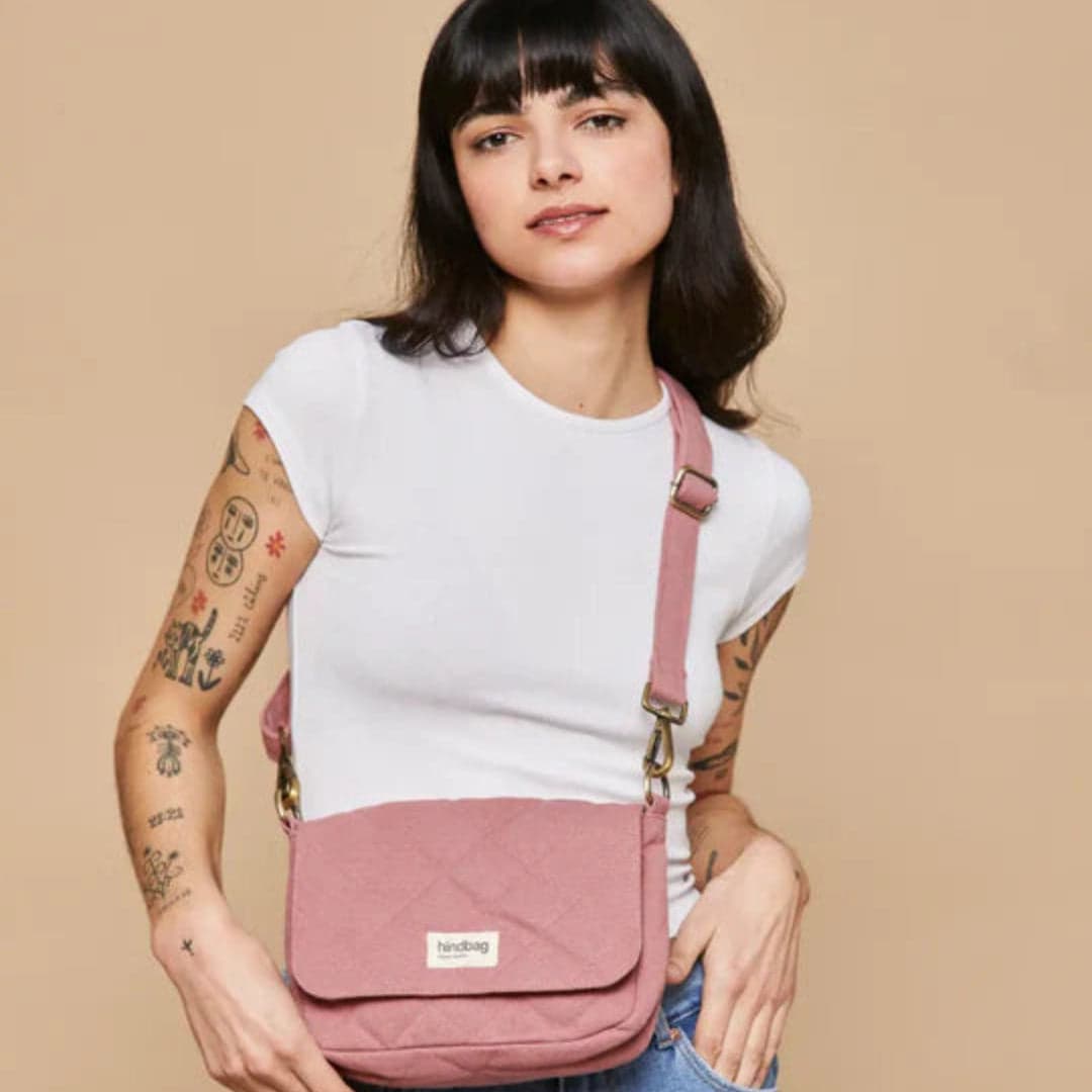 Bolso acolchado rosa Margault - Hindbag