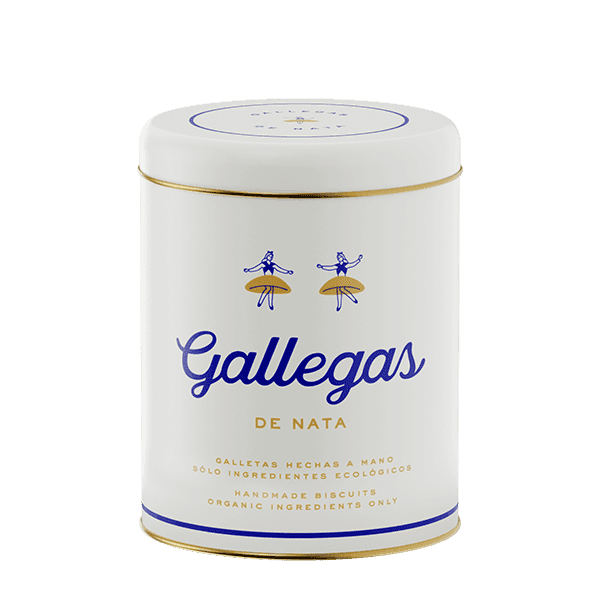 Lata de galletas gallegas de nata (250g)