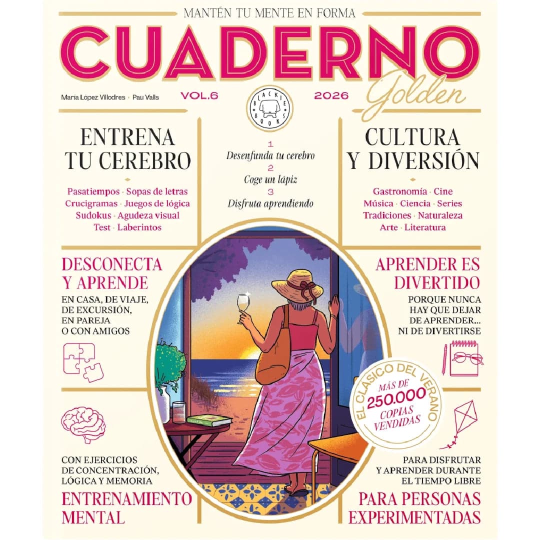 Cuaderno de actividades Golden vol.6 - Blackie Books