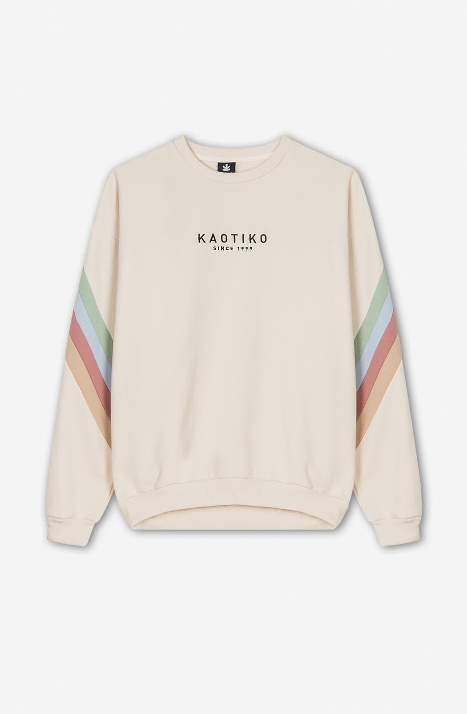 Sudadera Walker Bone/ Palid Green