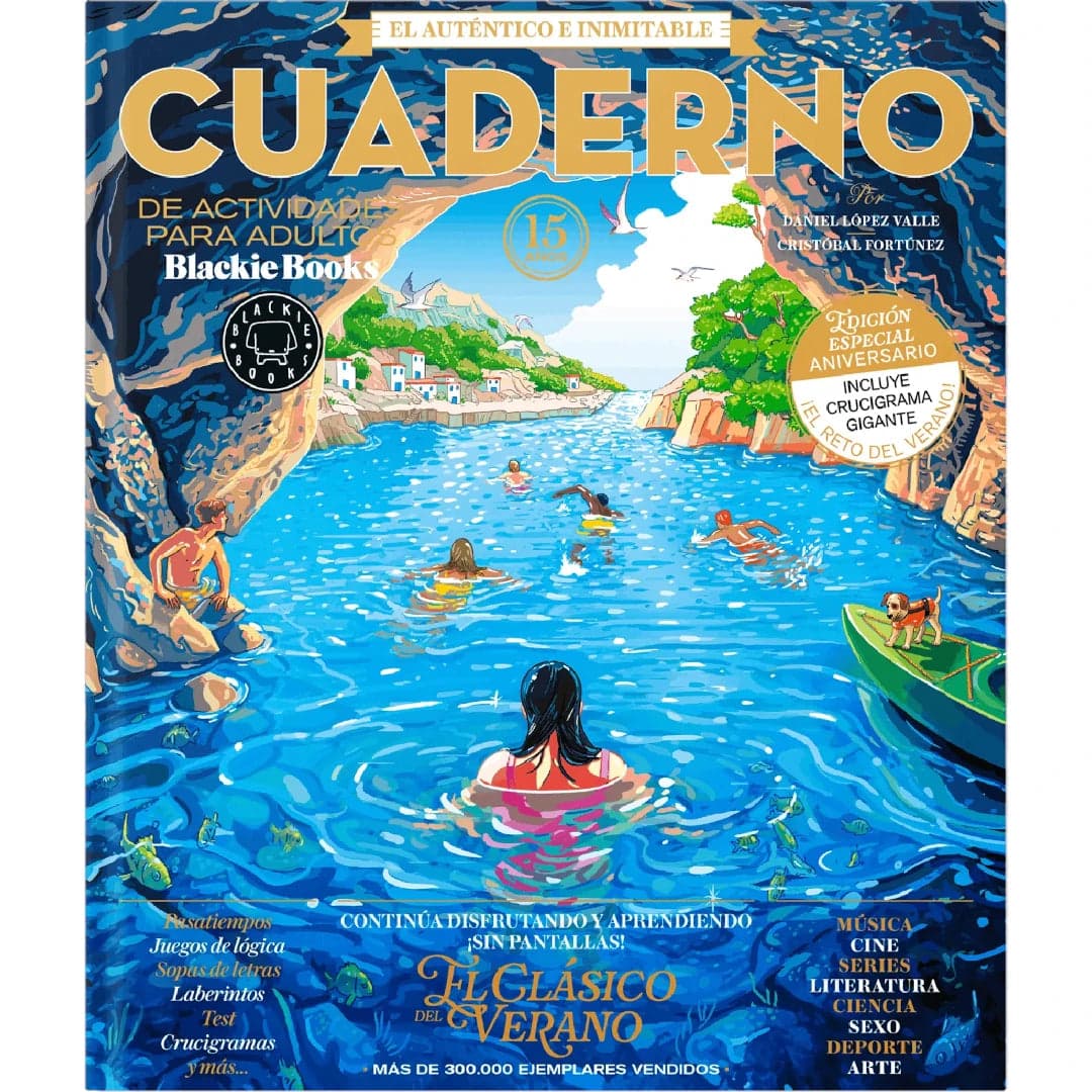 Cuaderno de actividades para adultos vol.15. Especial aniversario - Blackie Books