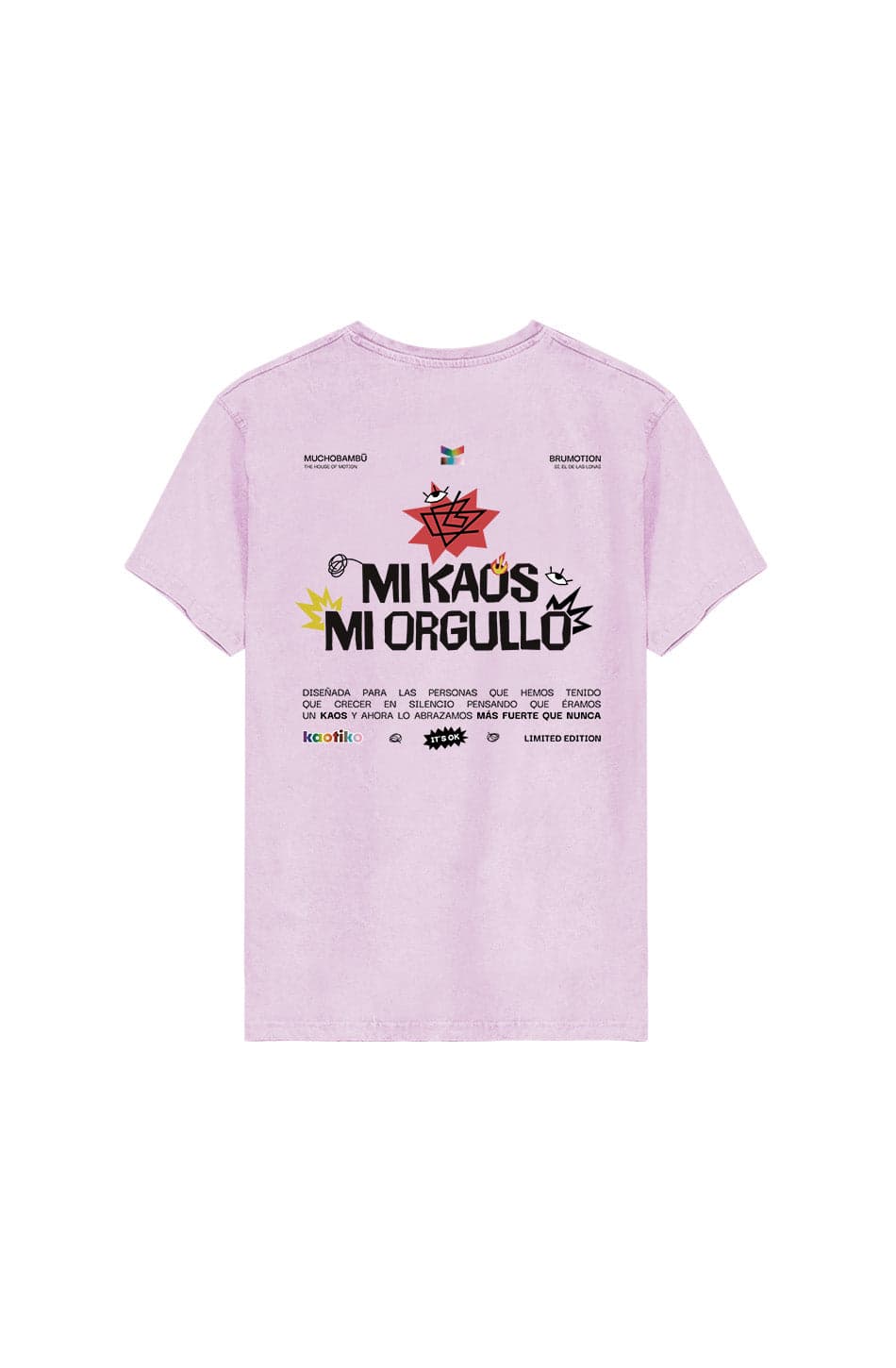 Camiseta Washed Pride 2026 Malva