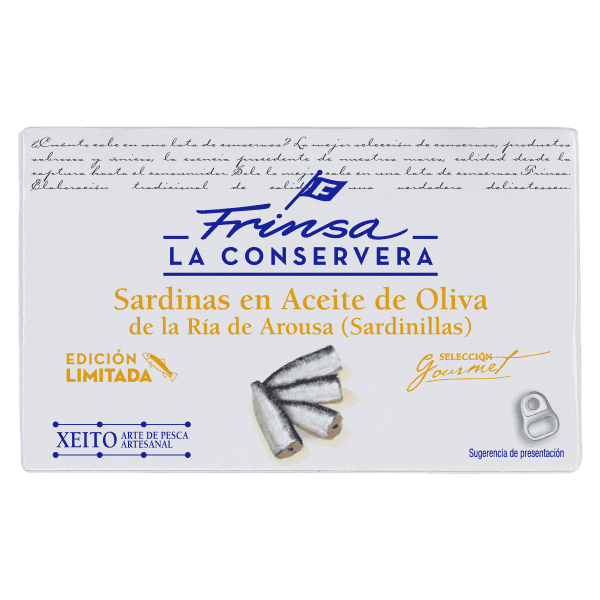 Sardinillas de la ría de Arousa en conserva