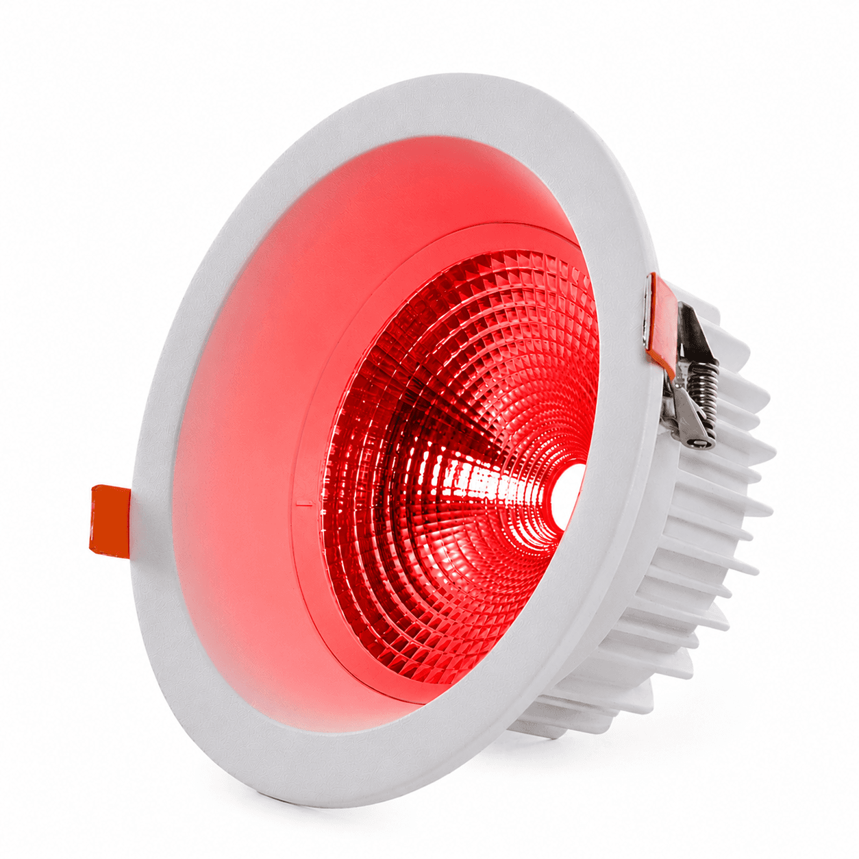 Foco Downlight Circular LED 18W 2520Lm Anti-Deslumbrante UGR19 40.000H Luz Roja