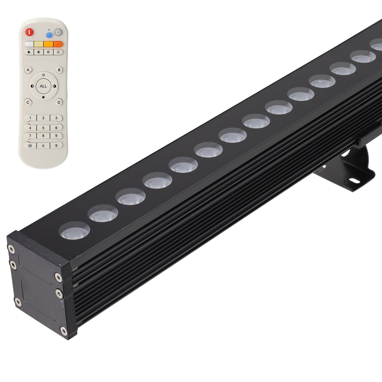 Bañador de Pared LED 80W 100Lm/W 30º RGB/CCT Mando a Distancia Sistema TUYA