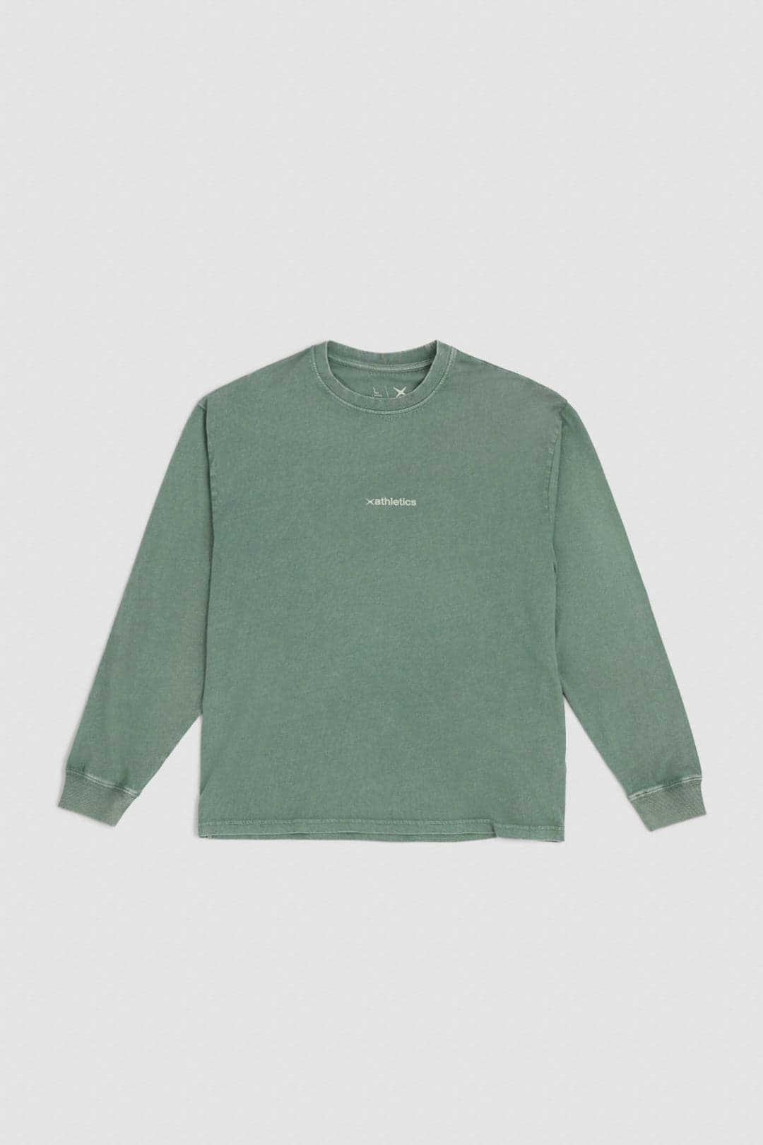 CAMISETA MANGA LARGA WORLD WASHED OLIVE GREEN