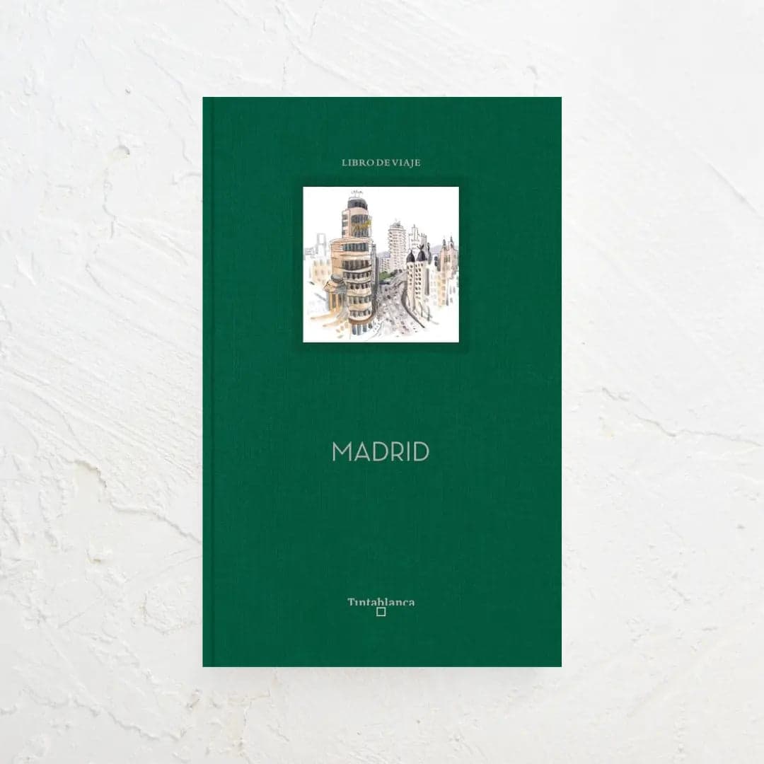 Cuaderno De Viaje De Madrid - Tinta Blanca