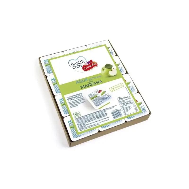 Health Care Campofrio Agua Gelificada Manzana 100gr x 12 Unidades
