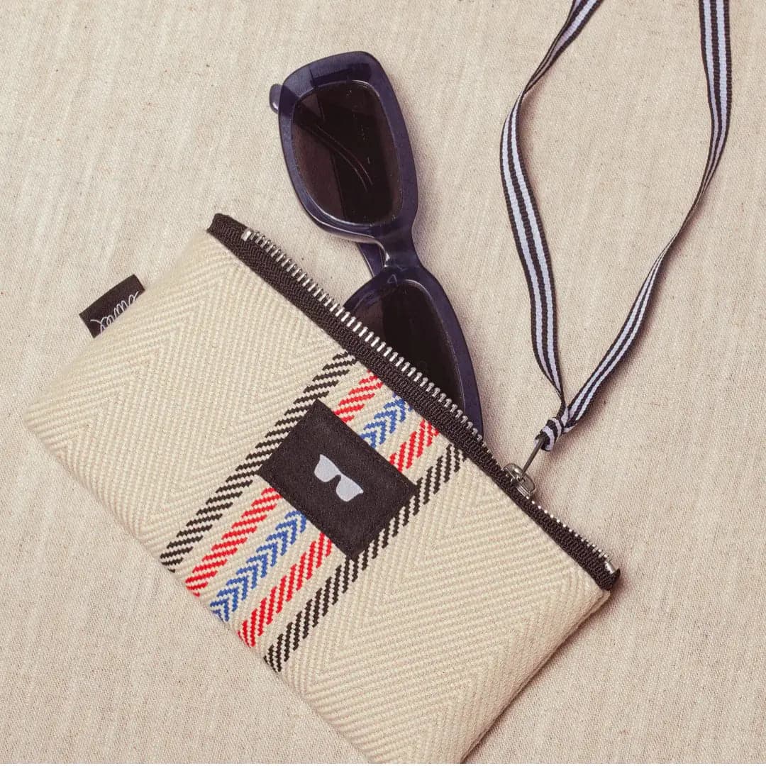 Funda de Gafas Sarga de Burgos Crudo
