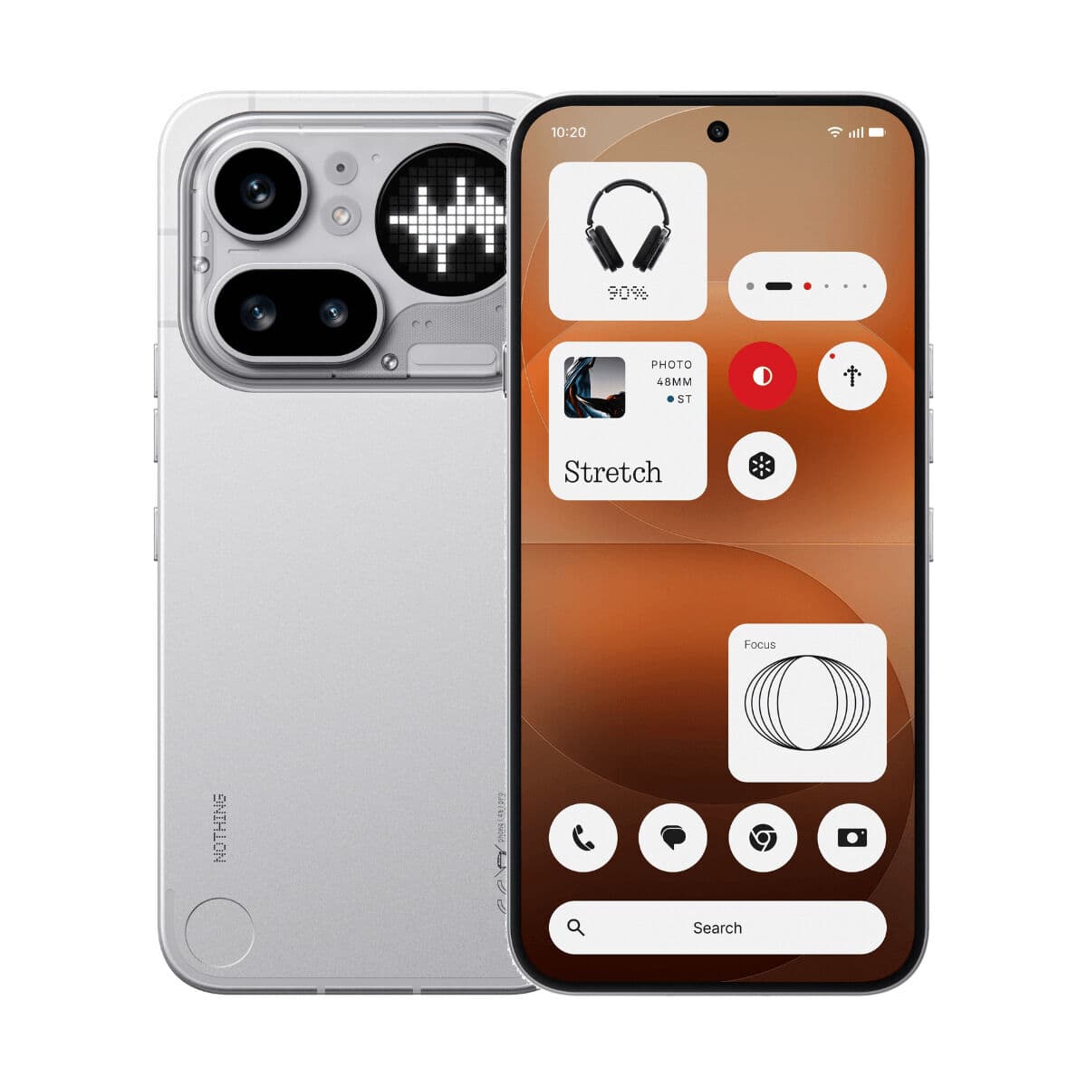 Smartphone Nothing A069P 6,83" Octa Core Qualcomm Snapdragon 7 Gen 4 8 GB RAM 128 GB Plateado