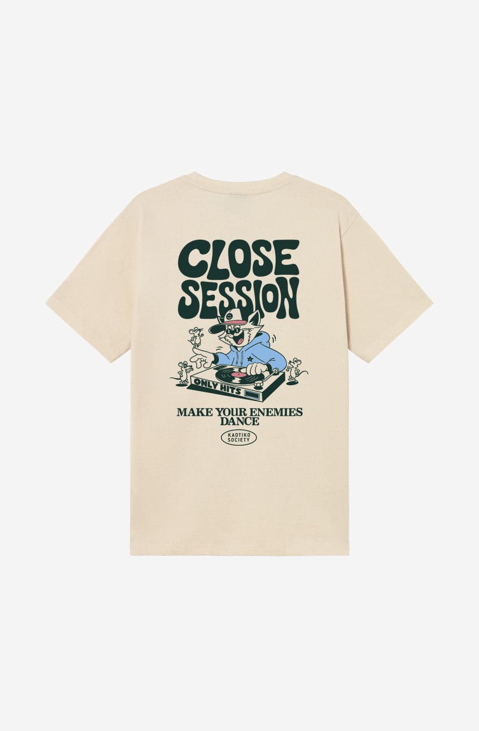 Camiseta Close Session Organic Ivory