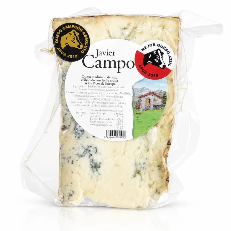 Queso picón de Tresviso Javier Campo cuña 400 grs