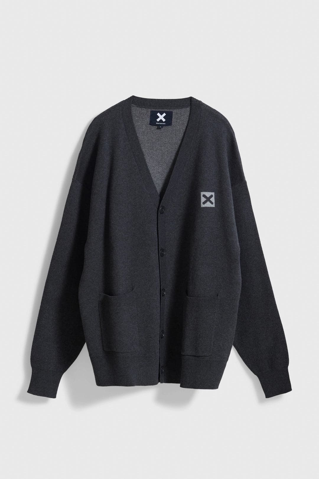 CÁRDIGAN NAME DARK GREY MELANGE