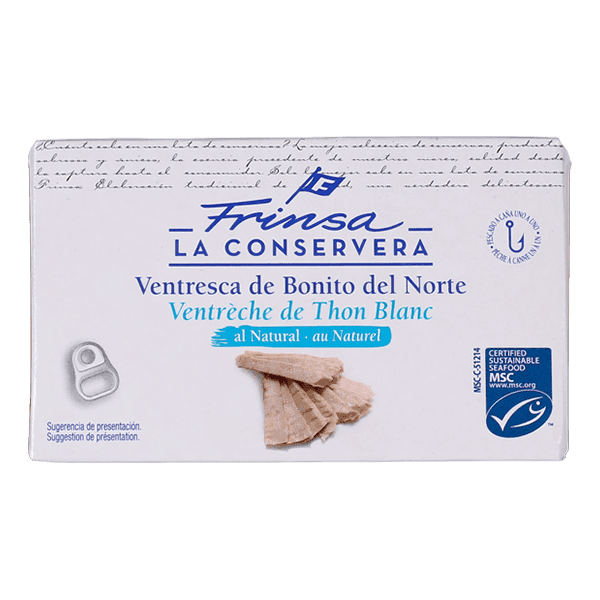 Ventresca de Bonito al natural en conserva