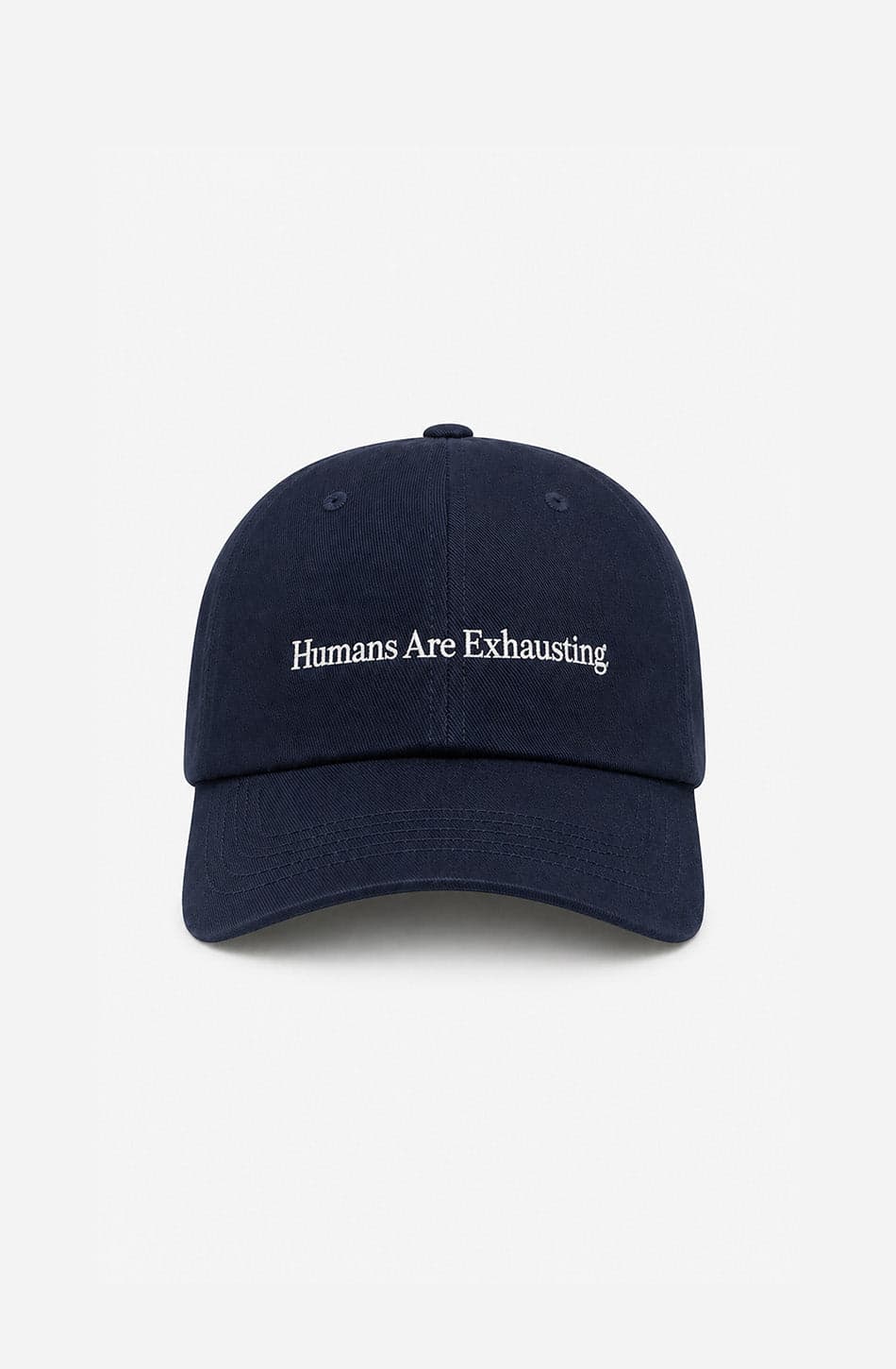 Gorra Humans Are Exhausting Navy