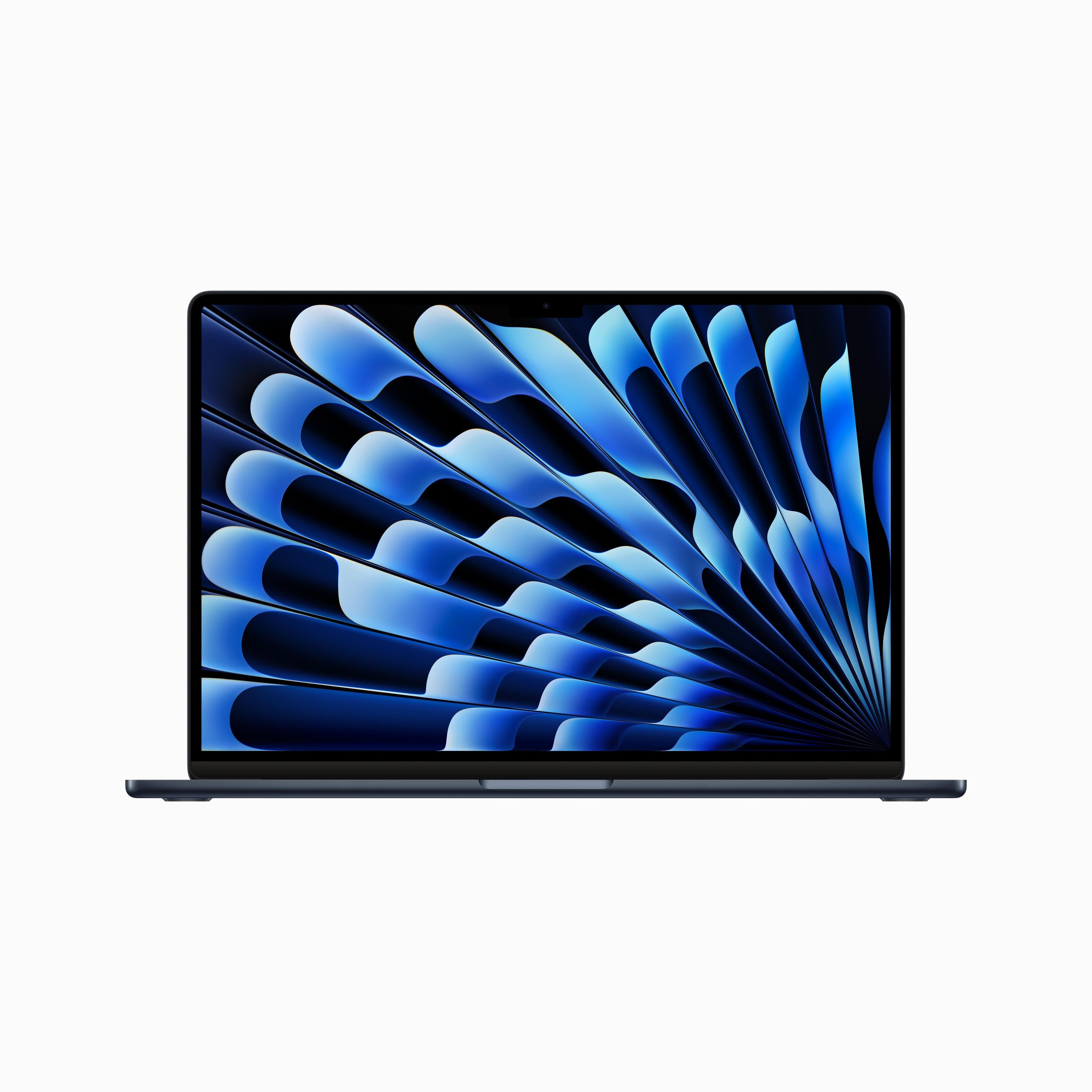 Apple MacBook Air 15" Chip M2 | 8 GB RAM | 512 GB SSD | CPU 8 núcleos | GPU 10 núcleos - Medianoche