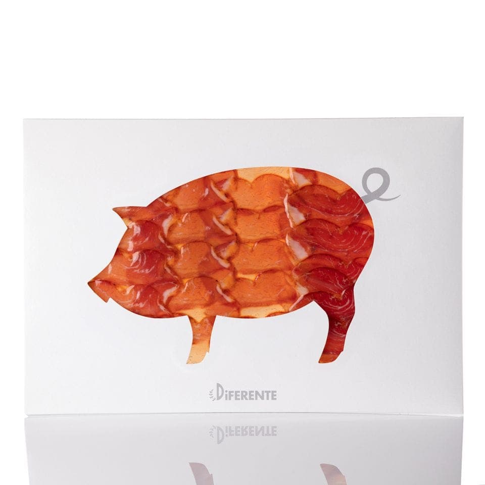Lomo iberico de cebo sobre de 100 gramos