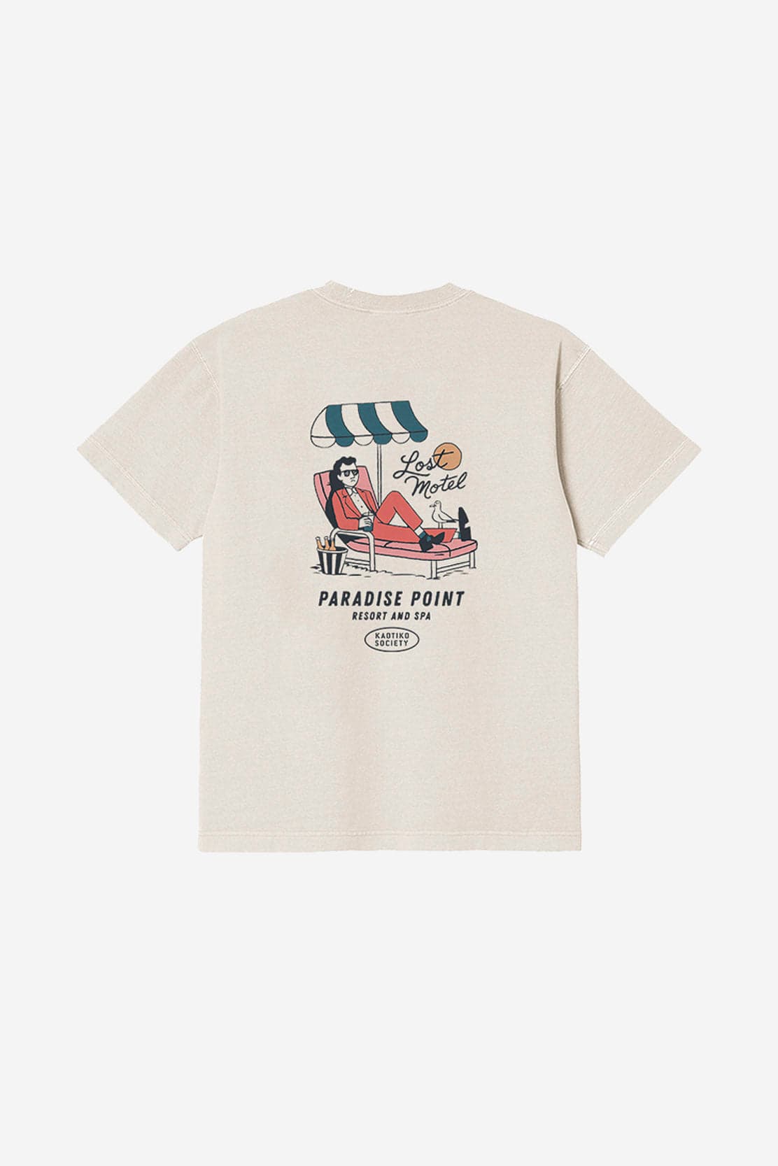 Camiseta Lost Motel Organic Cotton Ivory