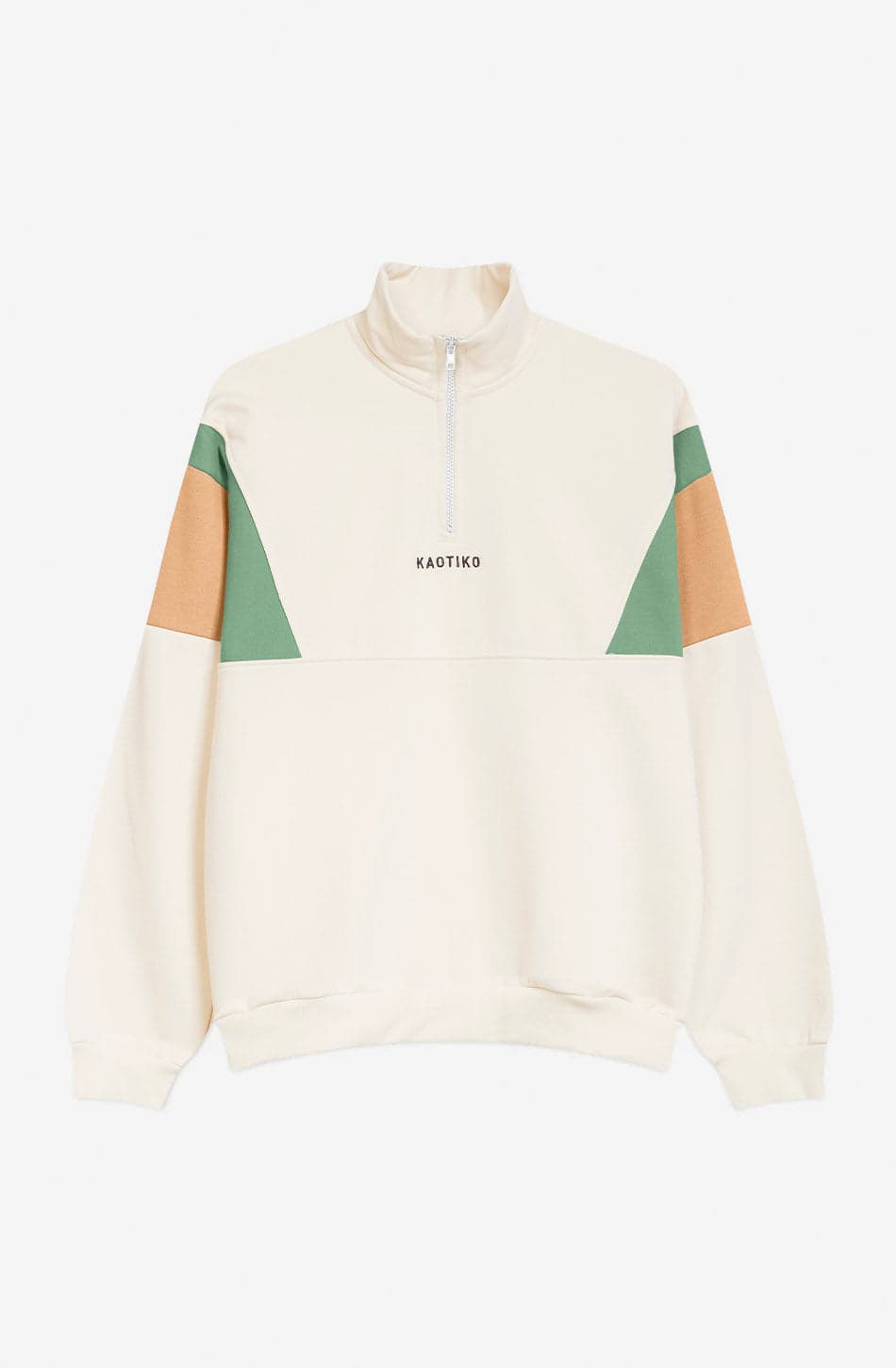 Sudadera Arthur Ivory/ Forest Green