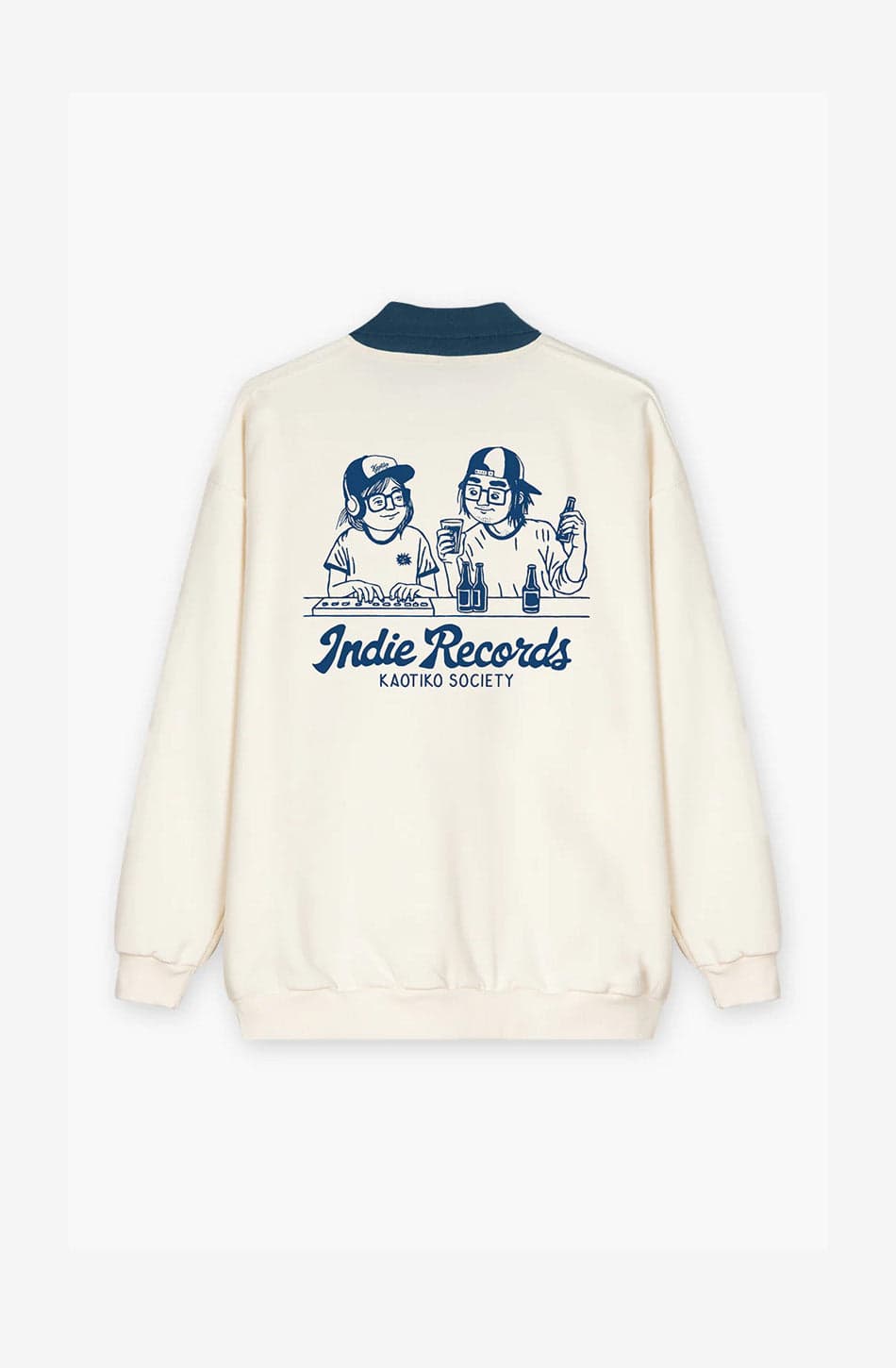 Sudadera Nutton Indie Couple Ivory/Navy