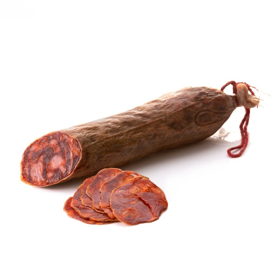 Chorizo ibérico de bellota barra 500 grs aprox