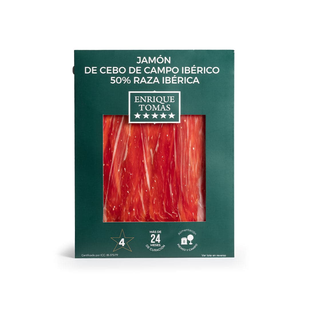Jamón de Cebo de Campo Ibérico 50% raza Ibérica - Sobre 80gr