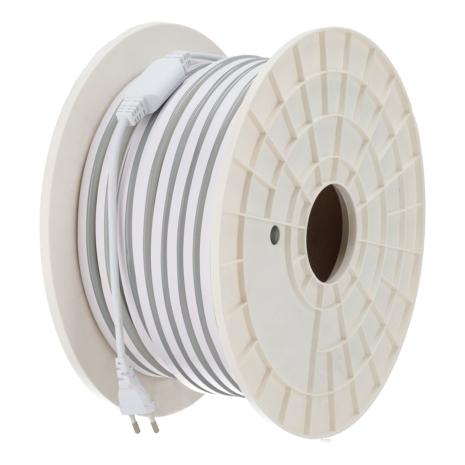Tira Flexible LED 10W/M 220VAC 120LEDs/M SMD2835 IP65 6000ºK 50 Metros