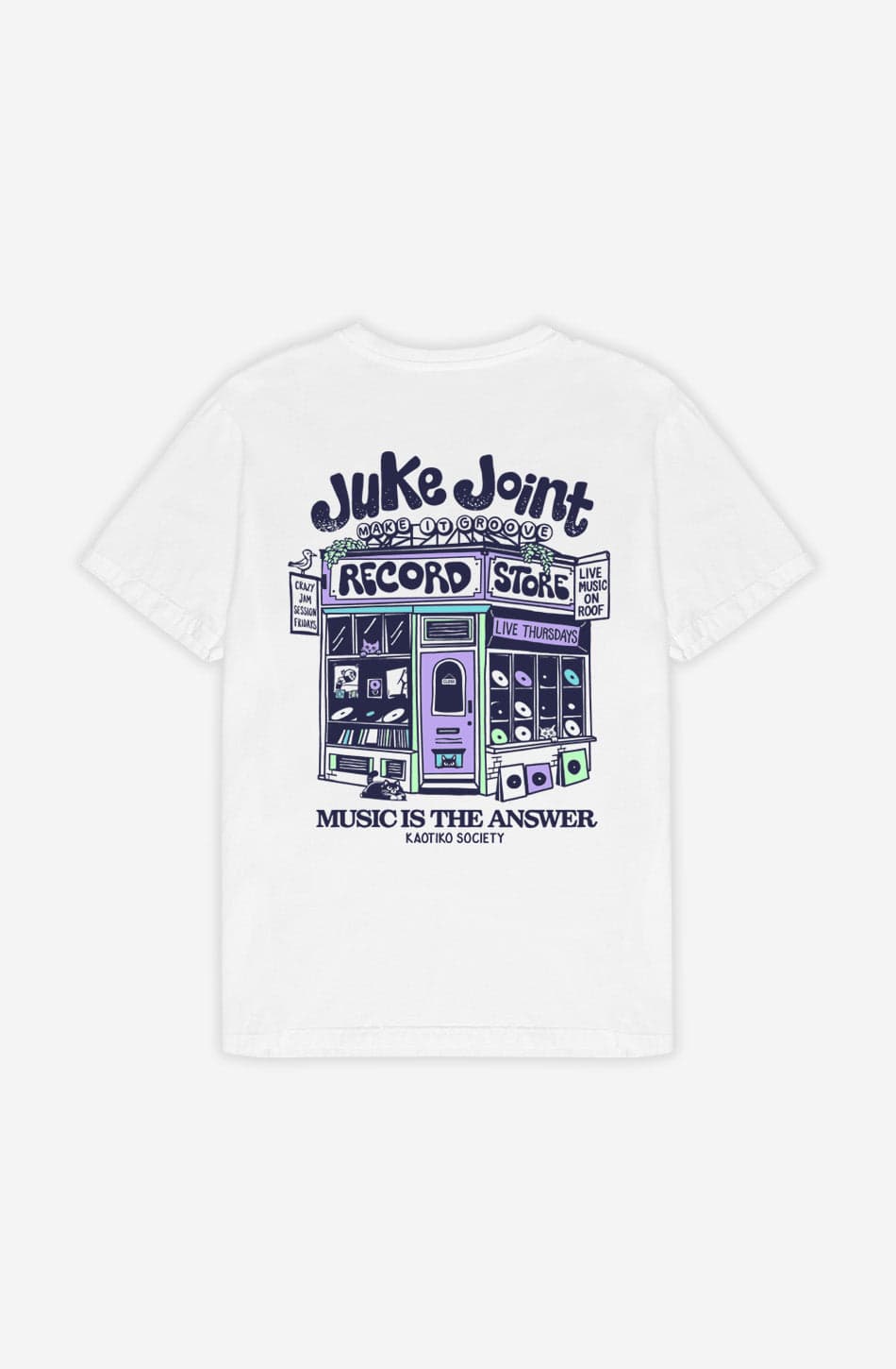 Camiseta Juke Joint Organic White