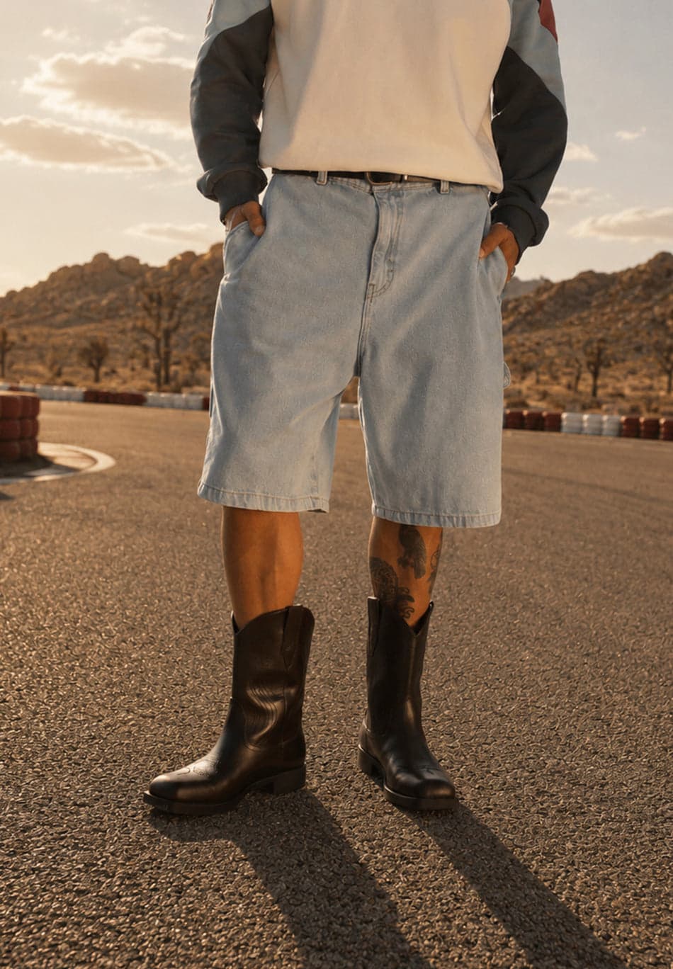 Bermuda Carpenter Denim Acid